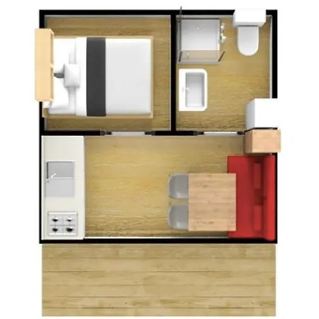 Campingplatz Charmant, Animaux Ok - 2 Pers. - Api-1-52-2845